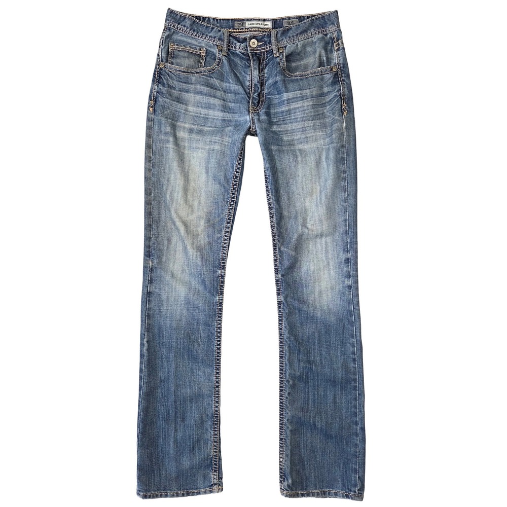 Men's Blue Straight Jeans